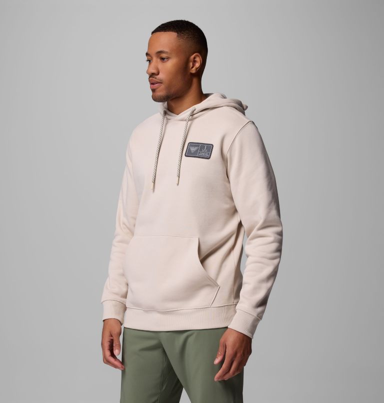 Men's PFG Castback Hoodie, Color: Dark Stone, FOTW Hooks, image 4