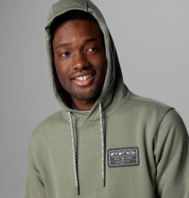 Pull Polaire Columbia PFG Homme – Gris, Taille XXL, Manches Longues, Parfait Pour La Pêche