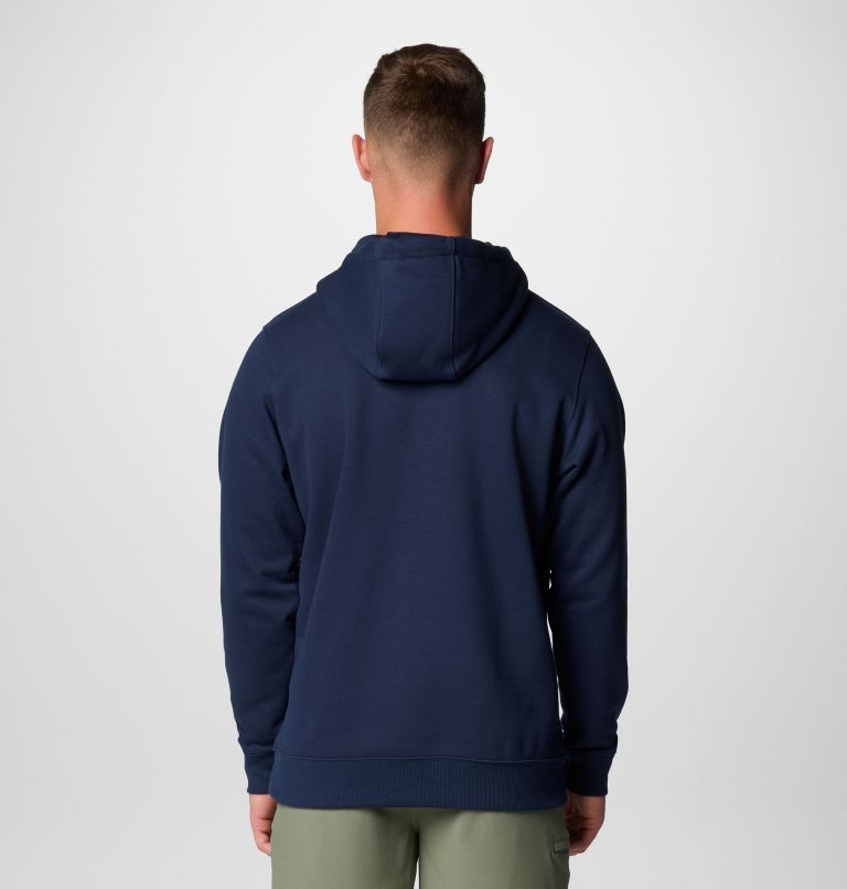 Men's PFG Castback Hoodie, Color: Collegiate Navy, Cool Grey, image 2