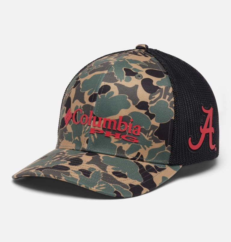 Collegiate PHG Camo Mesh Ball Cap, Color: ALA - Sahara Duck Camo, image 1