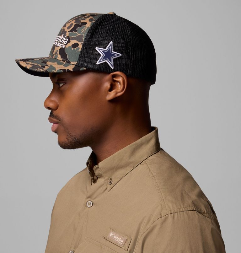 Collegiate PHG Camo Mesh Ball Cap, Color: DC - Sahara Duck Camo, image 5