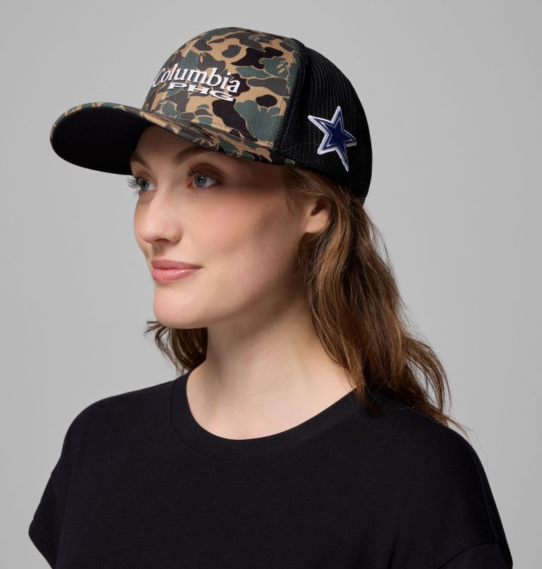 Collegiate PHG Camo Mesh Ball Cap, Color: DC - Sahara Duck Camo, image 6