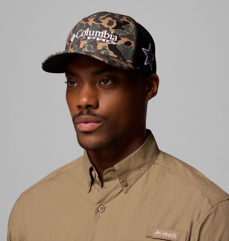 Collegiate PHG Camo Mesh Ball Cap, Color: DC - Sahara Duck Camo, image 3