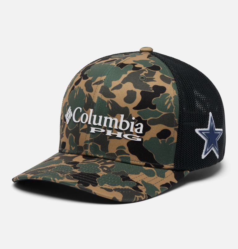 Collegiate PHG Camo Mesh Ball Cap, Color: DC - Sahara Duck Camo, image 1
