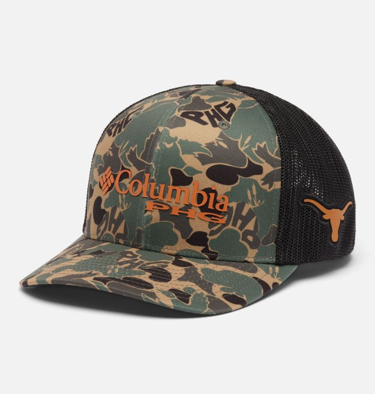 Collegiate PHG Camo Mesh Ball Cap, Color: TEX - Sahara Duck Camo, image 1