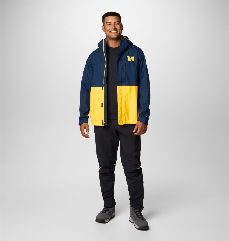 Men's Collegiate Field Bound Jacket - Michigan, Color: UM - Collegiate Navy, Yellow, image 3