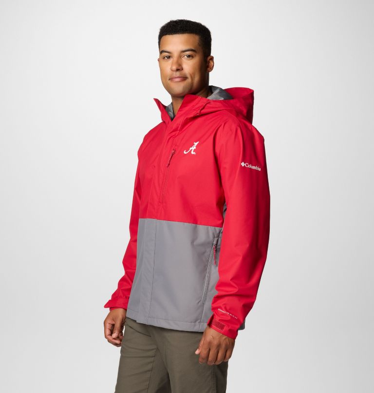 Men's Collegiate Field Bound Jacket - Alabama, Color: ALA - Red Velvet, City Grey, image 4