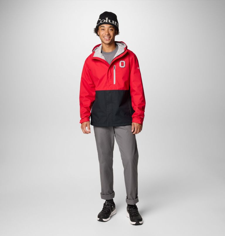 Men's Collegiate Field Bound Jacket - Ohio, Color: OS - Intense Red, Black, image 3