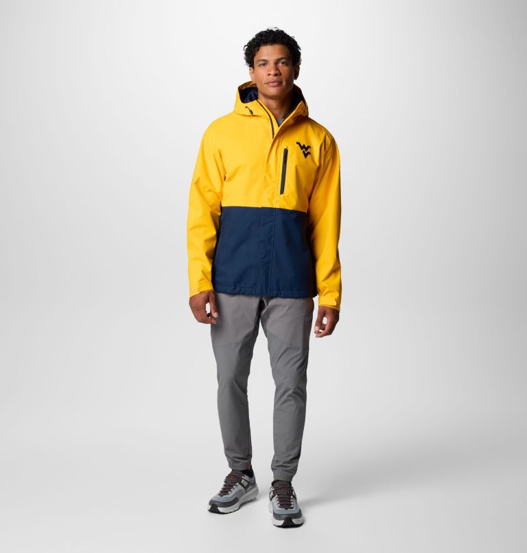 Men's Collegiate Field Bound Jacket - West Virginia, Color: WV - MLB Gold, Collegiate Navy, image 3