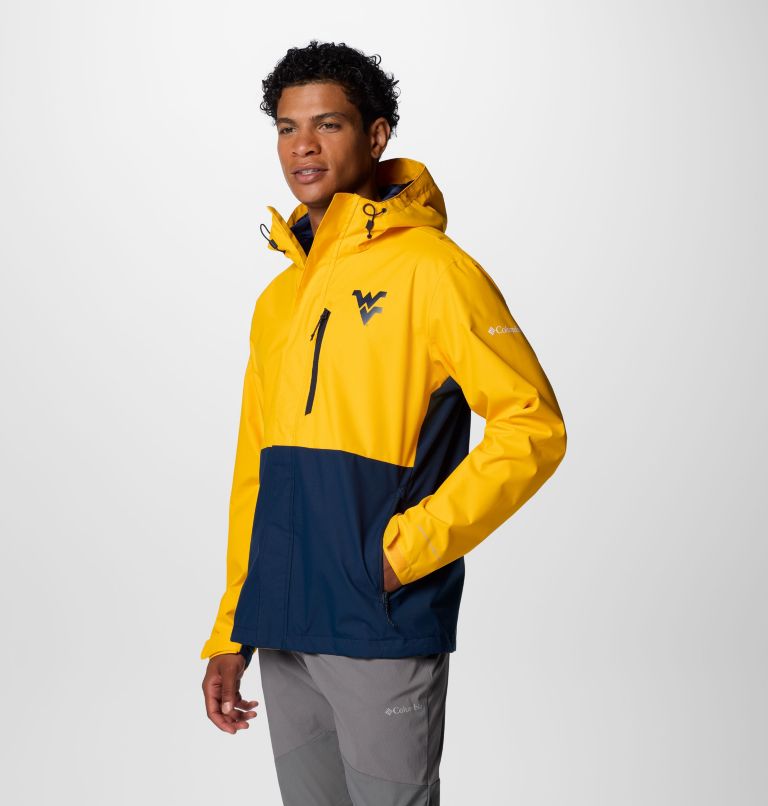 Men's Collegiate Field Bound Jacket - West Virginia, Color: WV - MLB Gold, Collegiate Navy, image 4