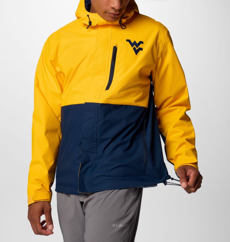 Men's Collegiate Field Bound Jacket - West Virginia, Color: WV - MLB Gold, Collegiate Navy, image 7