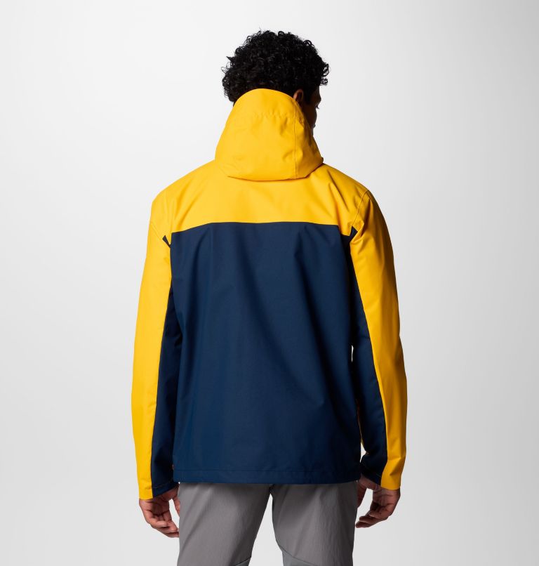 Men's Collegiate Field Bound Jacket - West Virginia, Color: WV - MLB Gold, Collegiate Navy, image 2