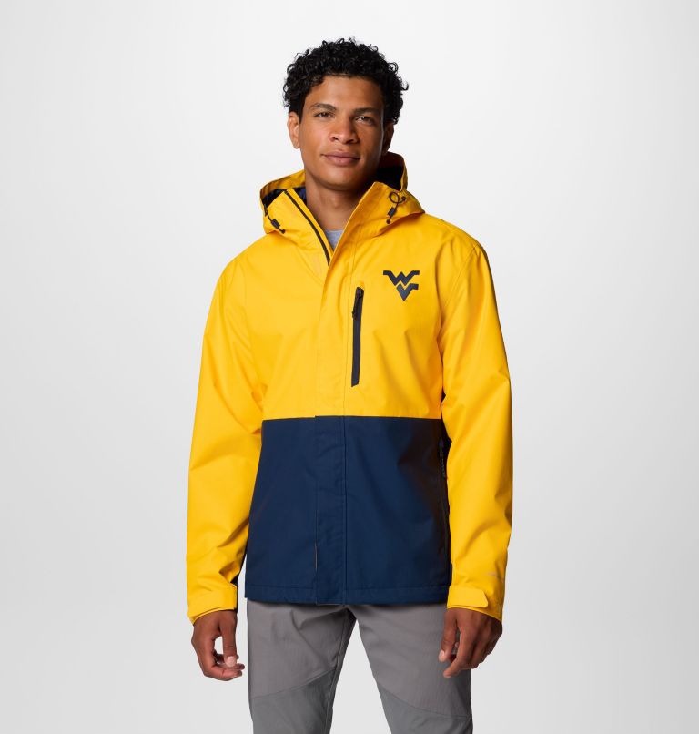 Men's Collegiate Field Bound Jacket - West Virginia, Color: WV - MLB Gold, Collegiate Navy, image 1