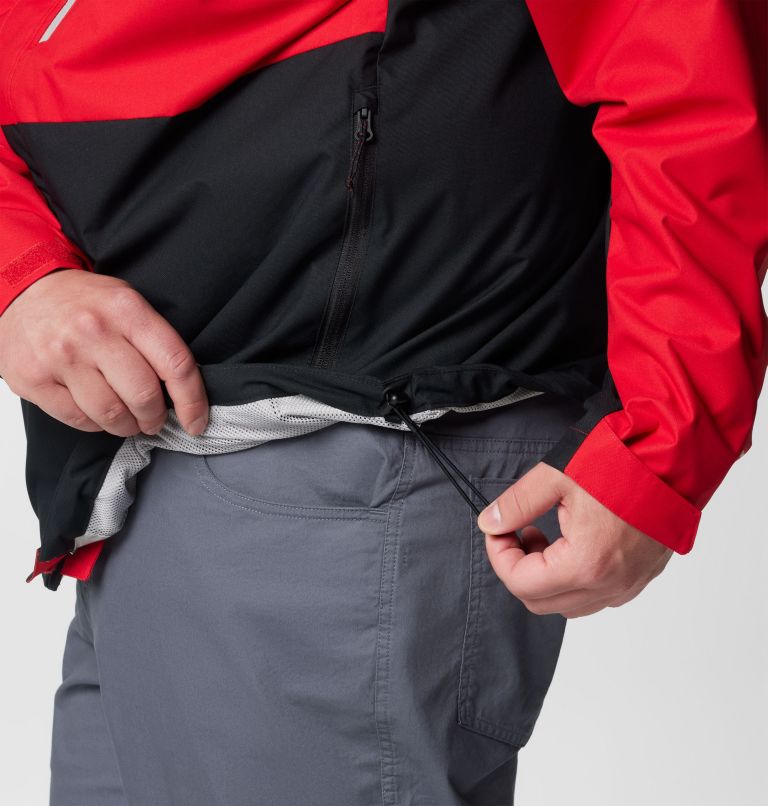 Men's Collegiate Field Bound Jacket - Ohio State - Big, Color: OS - Intense Red, Black, image 6