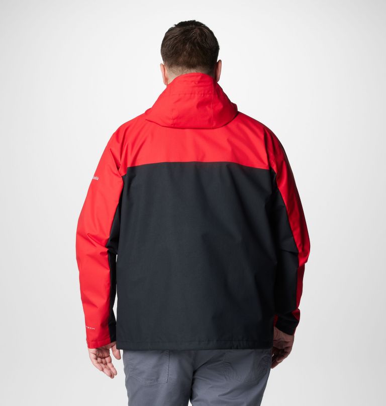 Men's Collegiate Field Bound Jacket - Ohio State - Big, Color: OS - Intense Red, Black, image 2