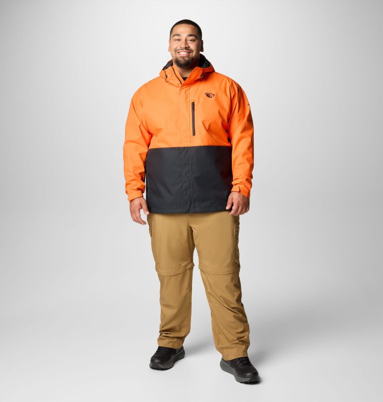 Men's Collegiate Field Bound Jacket - Oregon State - Big, Color: OSU - Tangy Orange, Black, image 3