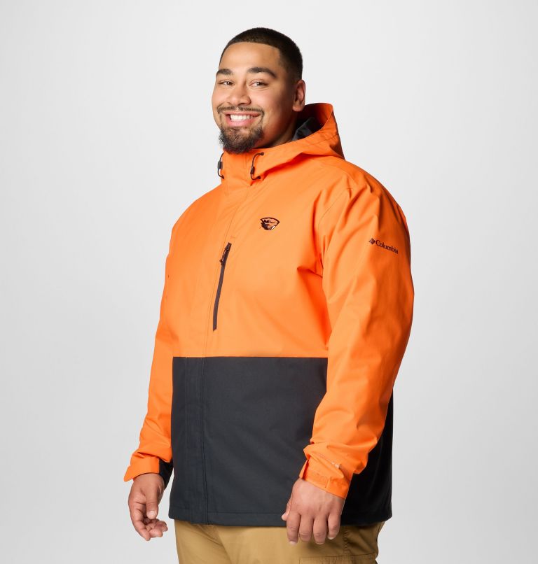 Men's Collegiate Field Bound Jacket - Oregon State - Big, Color: OSU - Tangy Orange, Black, image 4