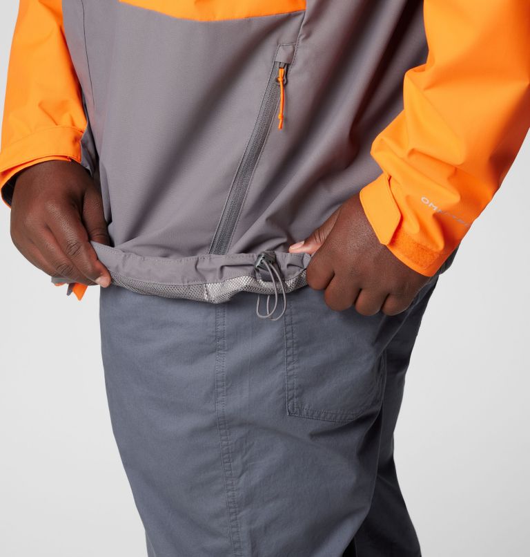 Men's Collegiate Field Bound Jacket - Clemson - Big, Color: CLE - Spark Orange, City Grey, image 6