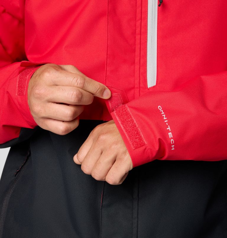 Men's Collegiate Field Bound Jacket - Tall - Ohio State, Color: OS - Intense Red, Black, image 8