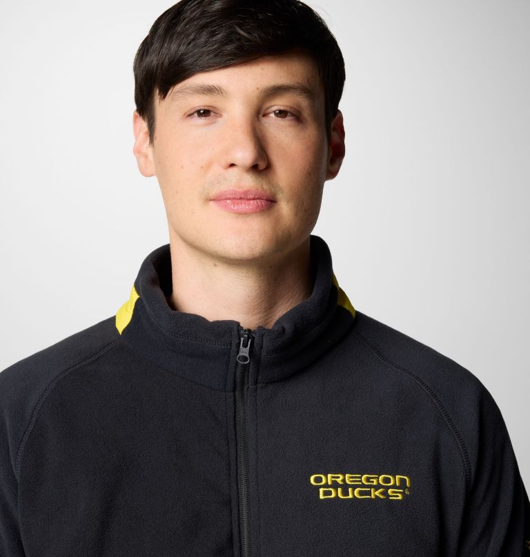 Men's Collegiate Flanker IV Fleece Jacket - Oregon, Color: UO - Black, Yellow Glo, image 5