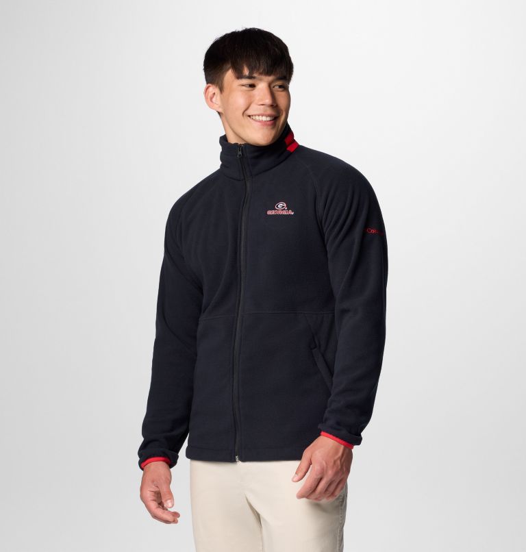 Men's Collegiate Flanker IV Fleece Jacket - Georgia, Color: UGA - Black, Bright Red, image 4