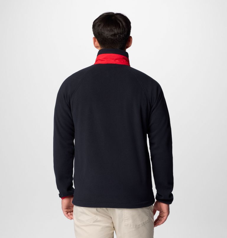 Men's Collegiate Flanker IV Fleece Jacket - Georgia, Color: UGA - Black, Bright Red, image 2