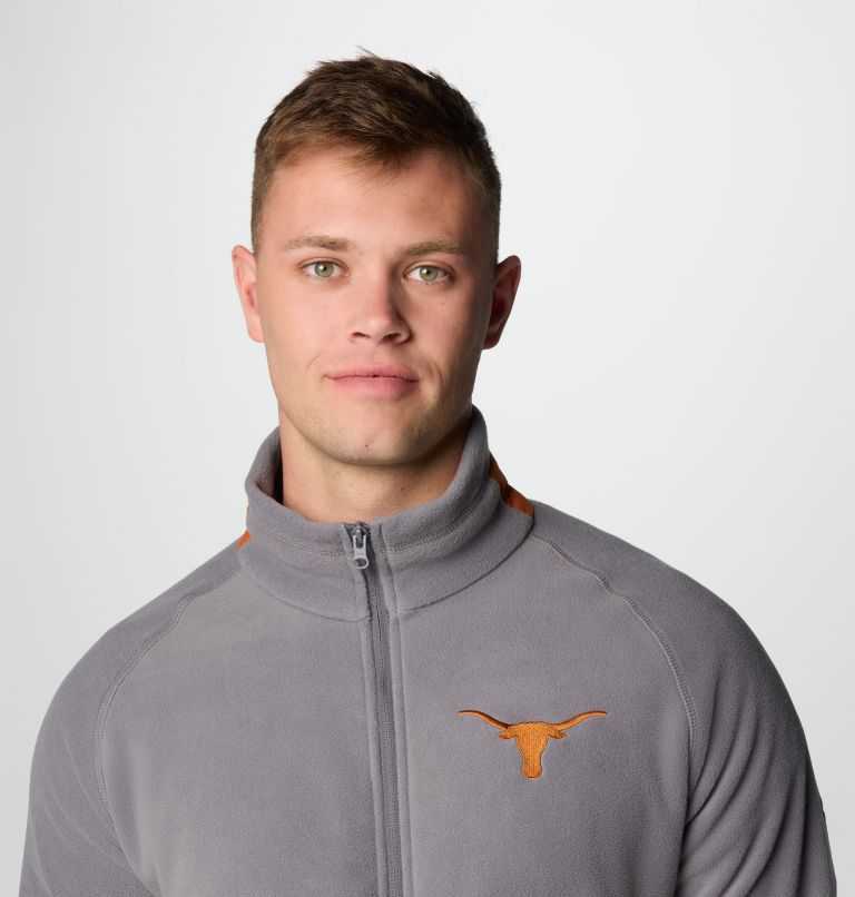 Men's Collegiate Flanker IV Fleece Jacket - Texas, Color: TEX - City Grey, Cedar, image 5