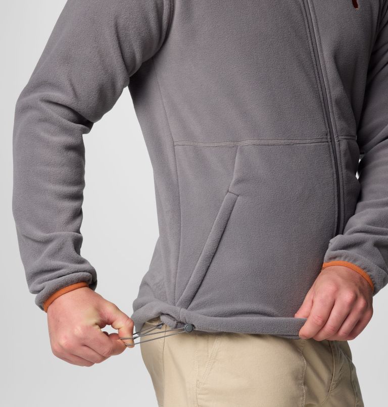 Men's Collegiate Flanker IV Fleece Jacket - Texas, Color: TEX - City Grey, Cedar, image 6