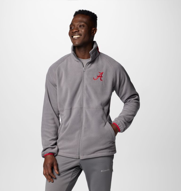 Men's Collegiate Flanker IV Fleece Jacket - Alabama, Color: ALA - City Grey, Red Velvet, image 4