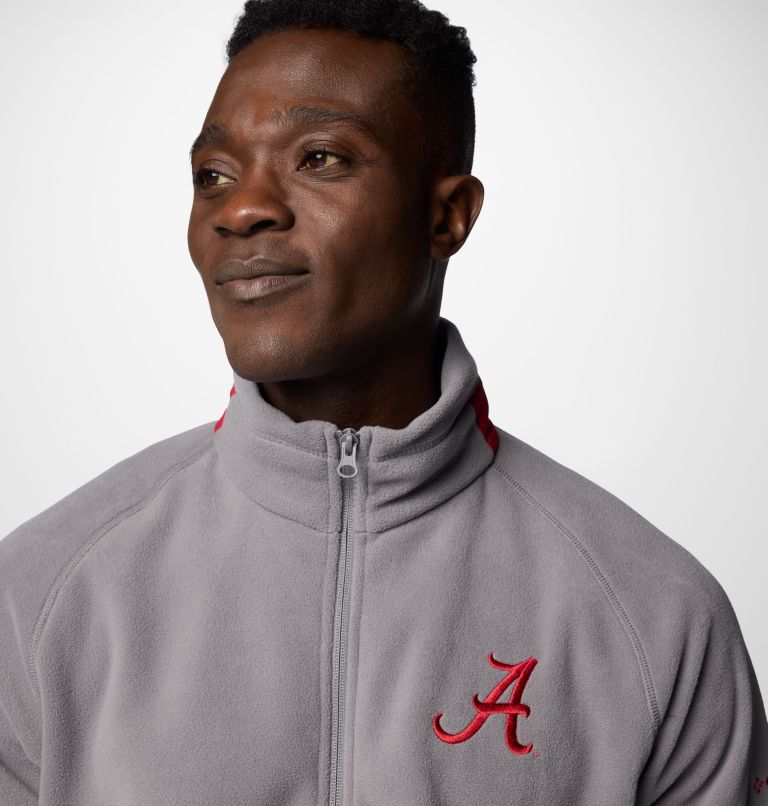 Men's Collegiate Flanker IV Fleece Jacket - Alabama, Color: ALA - City Grey, Red Velvet, image 5