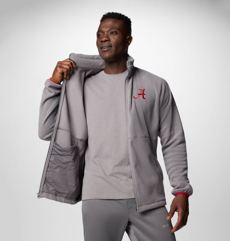 Men's Collegiate Flanker IV Fleece Jacket - Alabama, Color: ALA - City Grey, Red Velvet, image 6