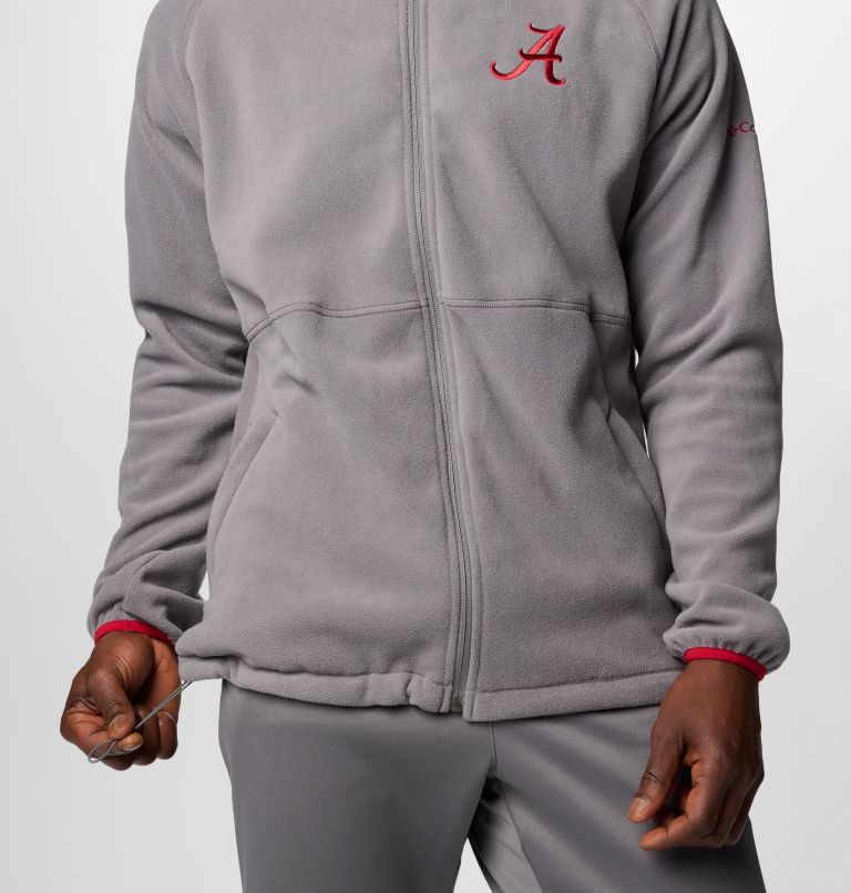 Men's Collegiate Flanker IV Fleece Jacket - Alabama, Color: ALA - City Grey, Red Velvet, image 7