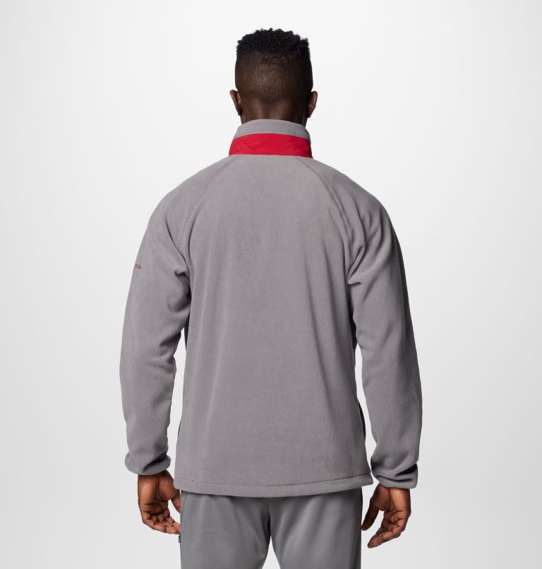Men's Collegiate Flanker IV Fleece Jacket - Alabama, Color: ALA - City Grey, Red Velvet, image 2