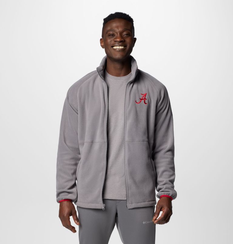 Men's Collegiate Flanker IV Fleece Jacket - Alabama, Color: ALA - City Grey, Red Velvet, image 1