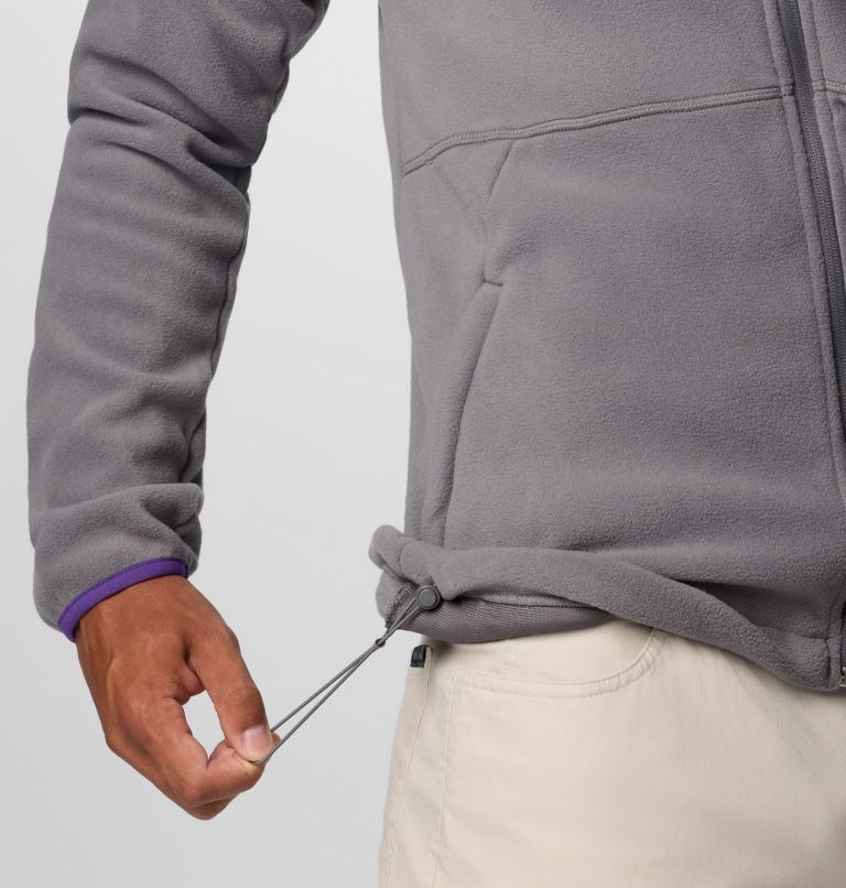 Men's Collegiate Flanker IV Fleece Jacket - LSU, Color: LSU - City Grey, Vivid Purple, image 6