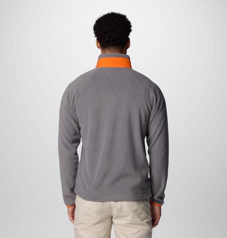 Men's Collegiate Flanker IV Fleece Jacket - Clemson, Color: CLE - City Grey, Spark Orange, image 2