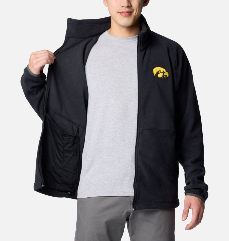 Men's Collegiate Flanker IV Fleece Jacket, Color: IW - Black, Shark, image 5