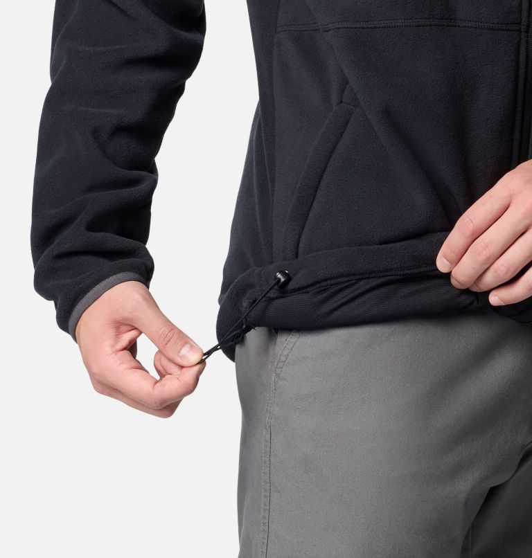 Men's Collegiate Flanker IV Fleece Jacket, Color: IW - Black, Shark, image 6
