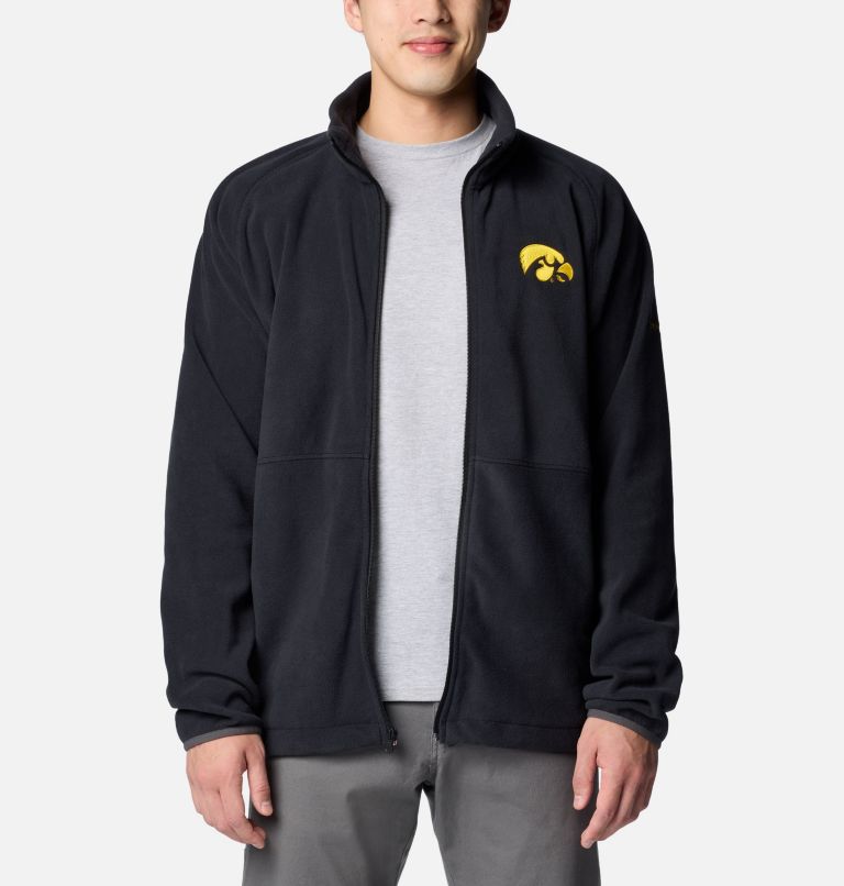Men's Collegiate Flanker IV Fleece Jacket, Color: IW - Black, Shark, image 7
