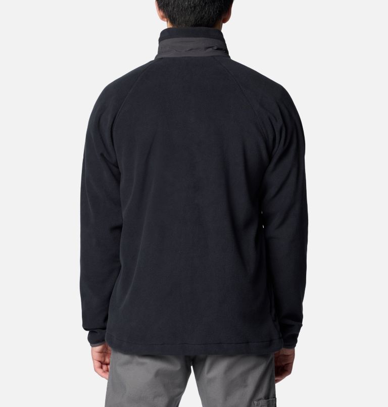 Men's Collegiate Flanker IV Fleece Jacket, Color: IW - Black, Shark, image 2
