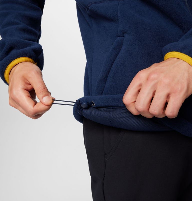 Men's Collegiate Flanker IV Fleece Jacket - Notre Dame, Color: ND - Collegiate Navy, Golden Yellow, image 6