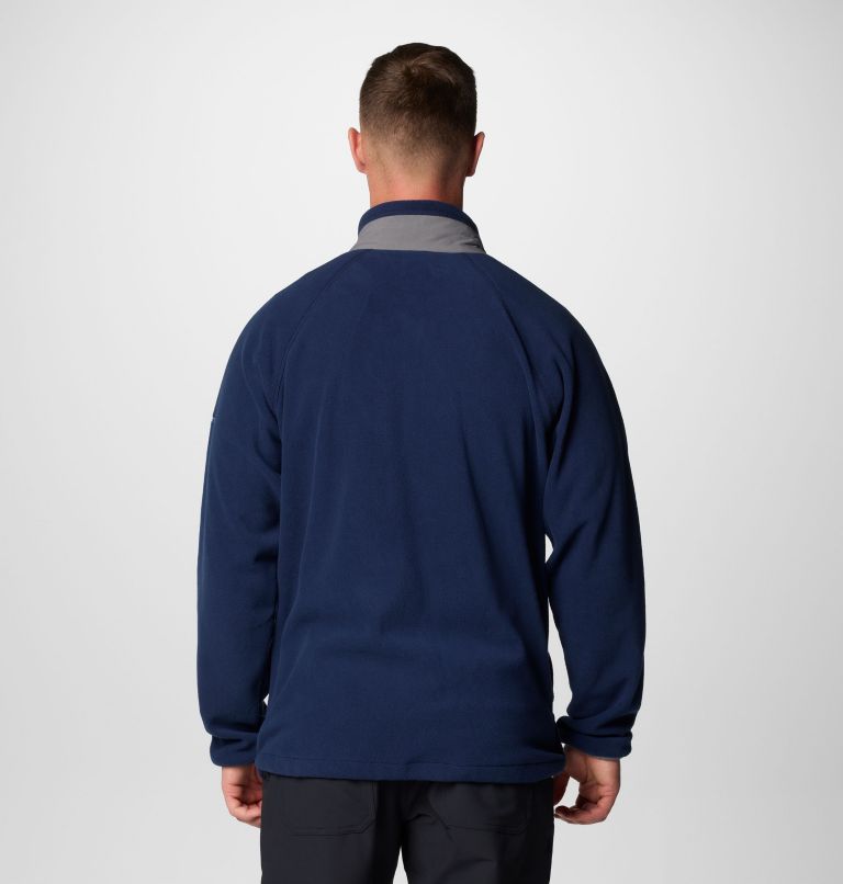 Men's Collegiate Flanker IV Fleece Jacket - Penn State, Color: PSU - Collegiate Navy, City Grey, image 2