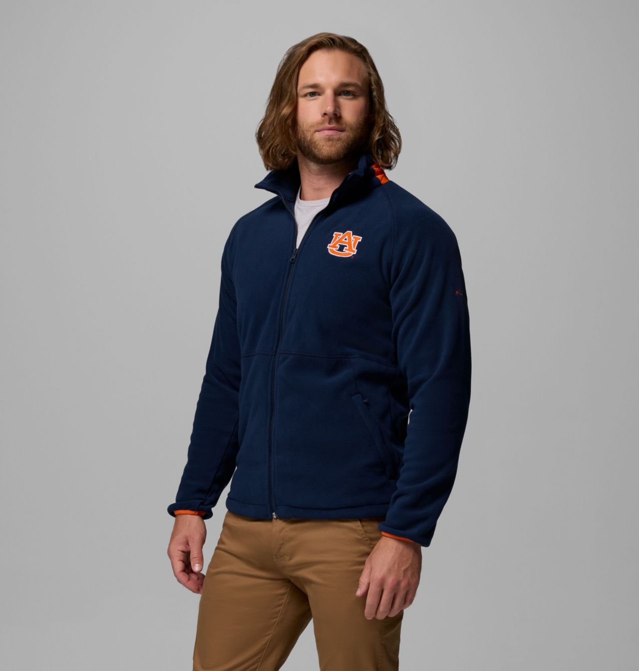 Men's Collegiate Flanker™ IV Fleece Jacket - Auburn 3