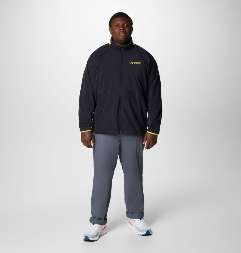 Men's Collegiate Flanker IV Fleece Jacket - Oregon - Big, Color: UO - Black, Yellow Glo, image 3