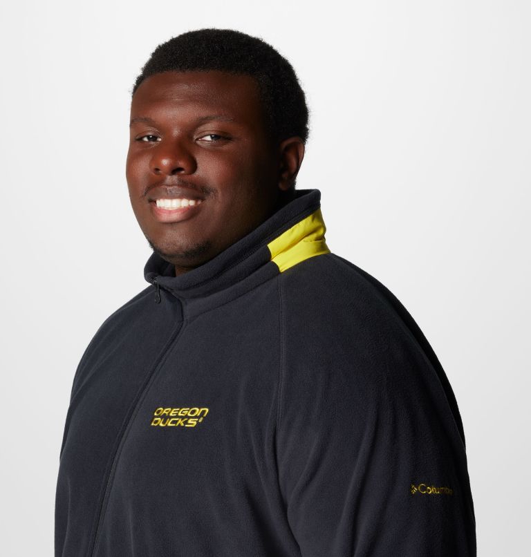 Men's Collegiate Flanker IV Fleece Jacket - Oregon - Big, Color: UO - Black, Yellow Glo, image 5