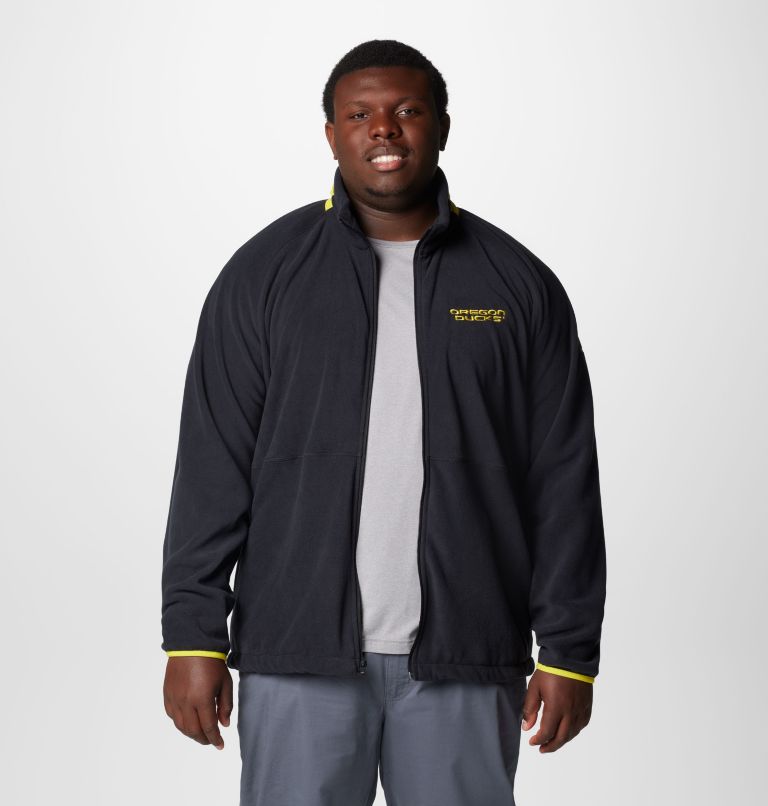 Men's Collegiate Flanker IV Fleece Jacket - Oregon - Big, Color: UO - Black, Yellow Glo, image 6