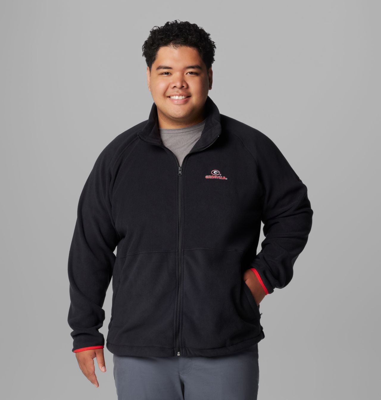 Men's Collegiate Flanker™ IV Fleece Jacket - Big - Georgia 1