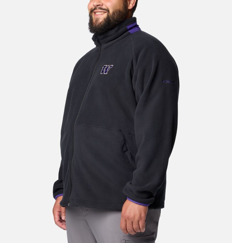 Men's Collegiate Flanker IV Fleece Jacket - Big, Color: UW - Black, UW Purple, image 3