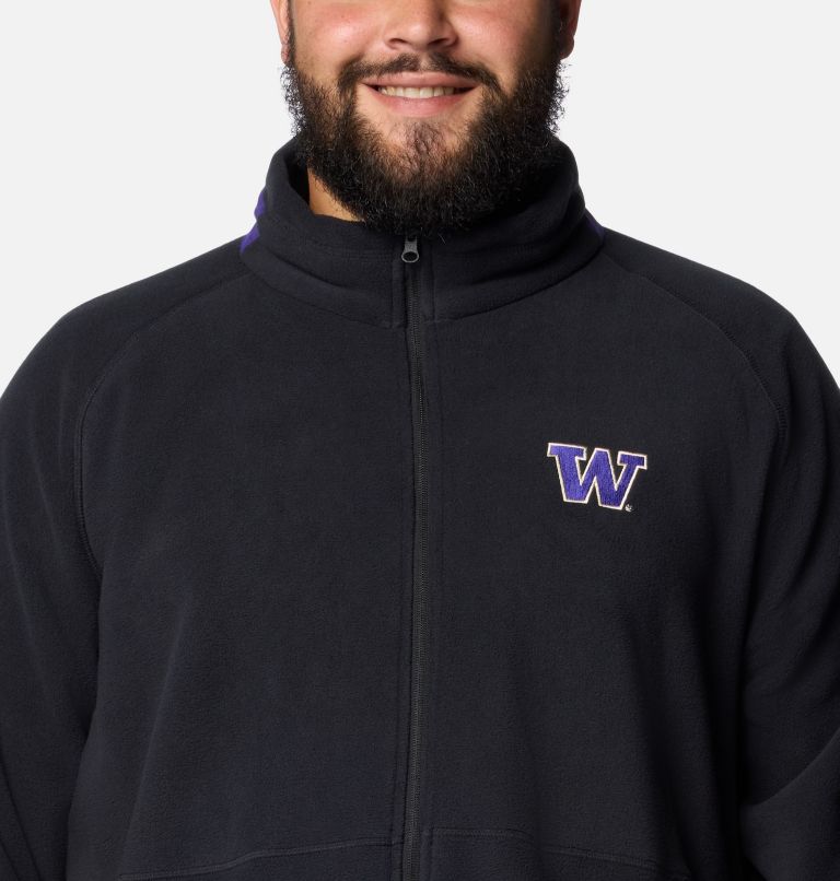 Men's Collegiate Flanker IV Fleece Jacket - Big, Color: UW - Black, UW Purple, image 4