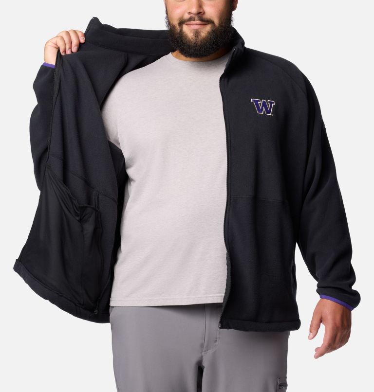 Men's Collegiate Flanker IV Fleece Jacket - Big, Color: UW - Black, UW Purple, image 5